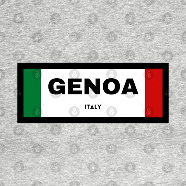 Genoa City in Italian Flag by aybe7elf